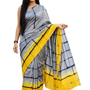Cotton Ethnic bagru/hand print saree with Blouse