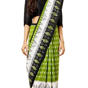 Women's Cotton Ethnic bagru print saree with Blouse